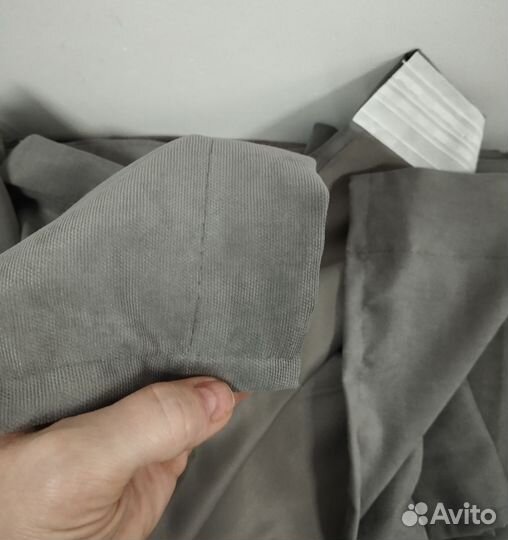 Шторы серые