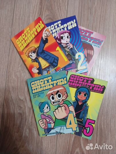 Скотт Пилигрим 1-5 том, первое издание