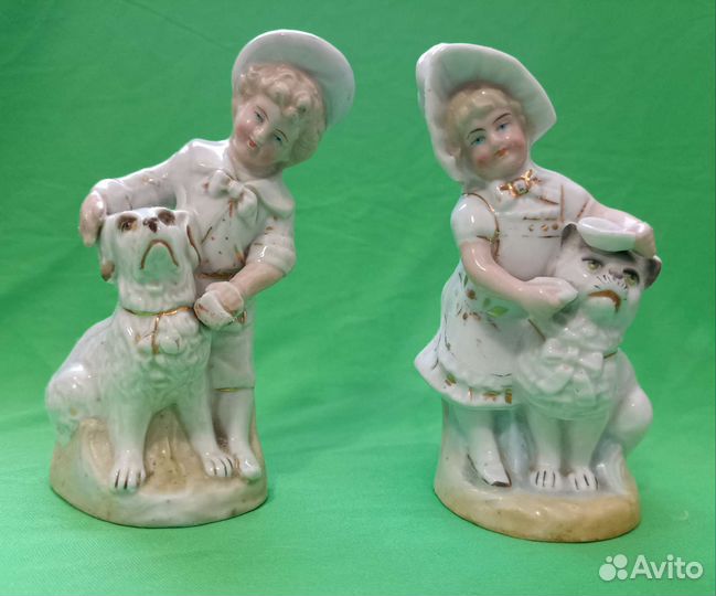 Фарфор. Статуэтки. 19 век. Викторианские фигурки