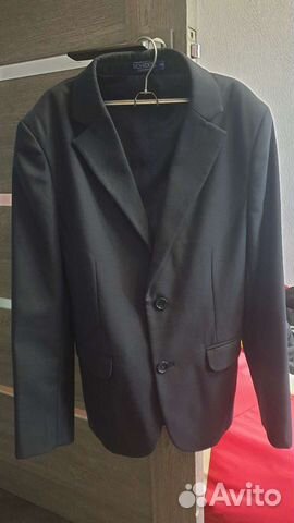 Пиджак школьный для мальчика 152