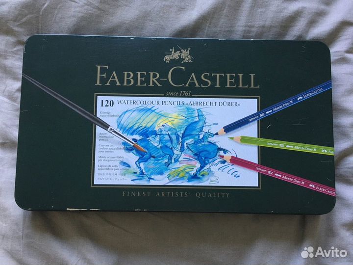 Faber castell карандаши акварельные 120 цветов