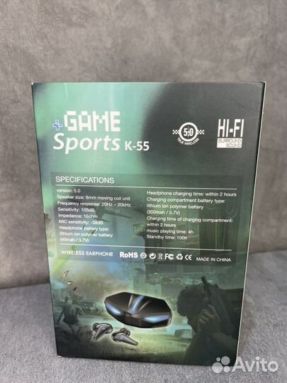 Наушники Wireless k-55