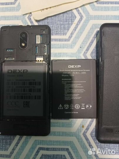 Смартфон Dexp g255 на запчасти