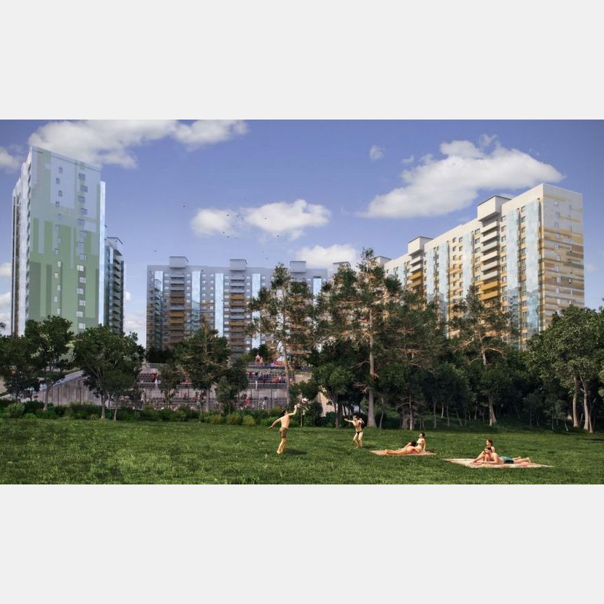 1-к. квартира, 39,6 м², 3/17 эт.