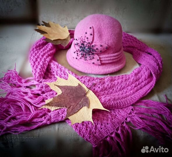 Шляпка и палантин