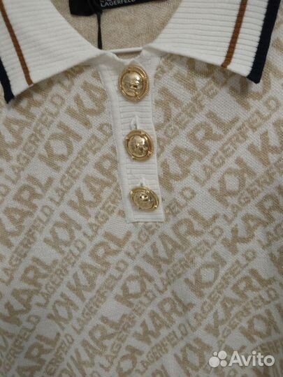 Футболка поло Karl lagerfeld новая m.s