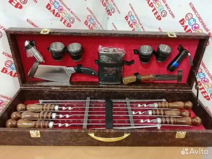 Набор для пикника большой кожа