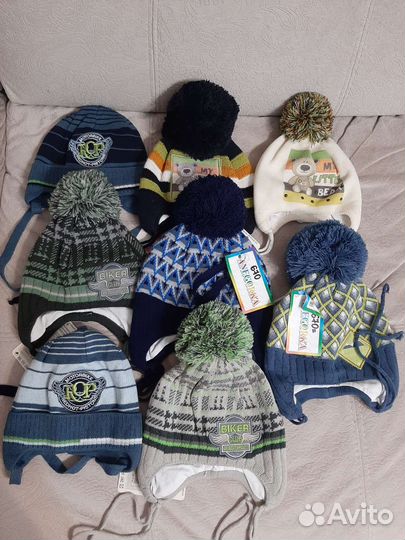 Шапки новые для мальчика