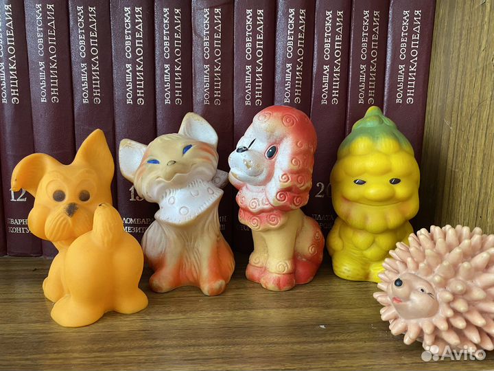 Резиновые игрушки СССР разные