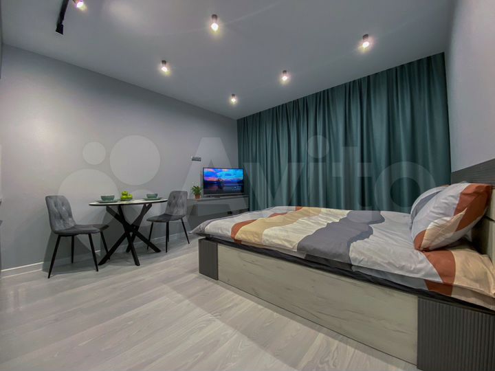 Квартира-студия, 29 м², 1 кровать