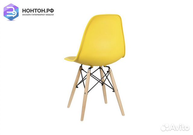 Стул обеденный Eames DSW желтый