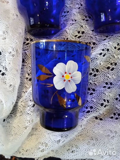 Набор посуды графин и бокалы. Чехия