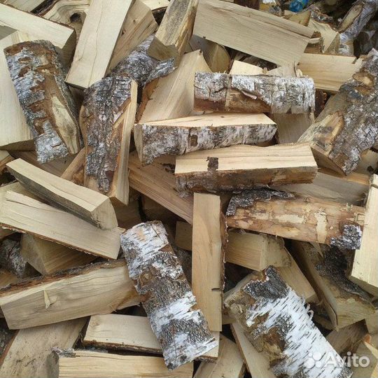 Дрова колотые береза