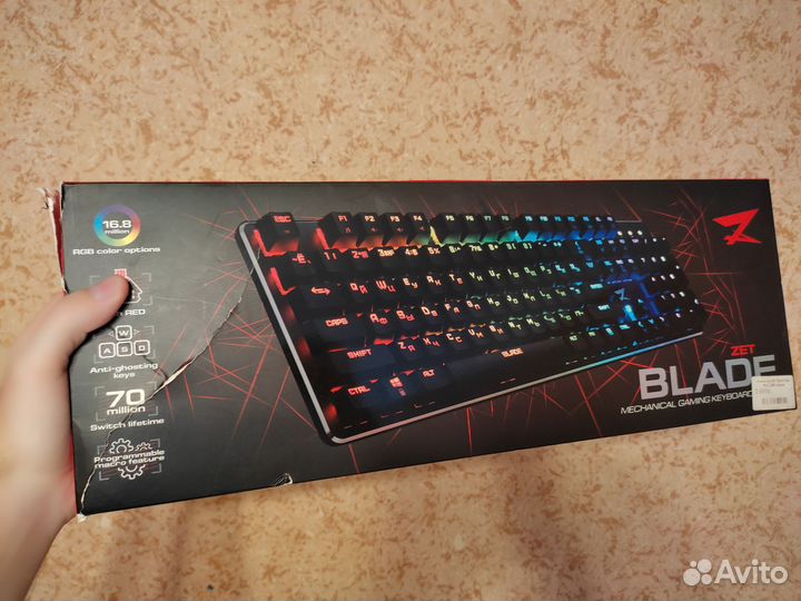 Игровая механическая клавиатура Zet blade