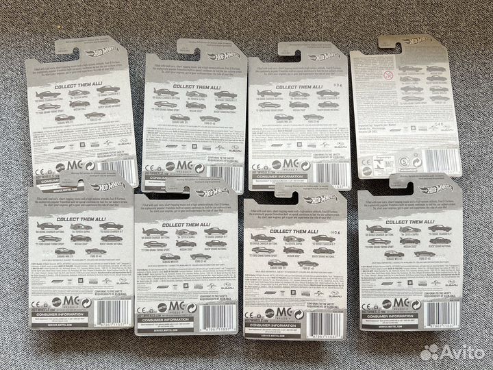 Hot Wheels Fast & Furios Форсаж