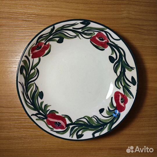 Коллекционная тарелка Chelebi, маки (Азербайджан)