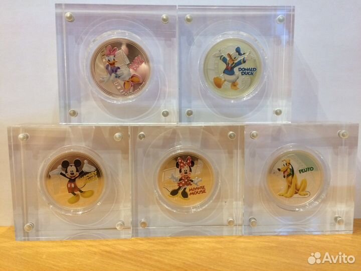 Набор серебряных монет 