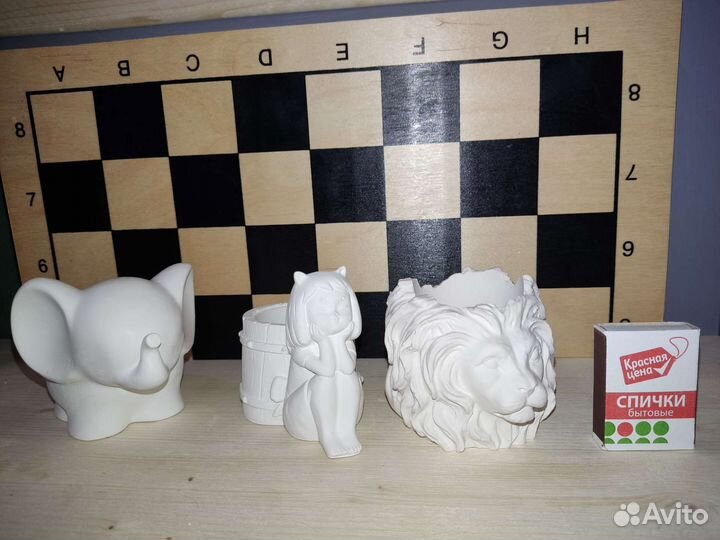 Гипсовые кашпо