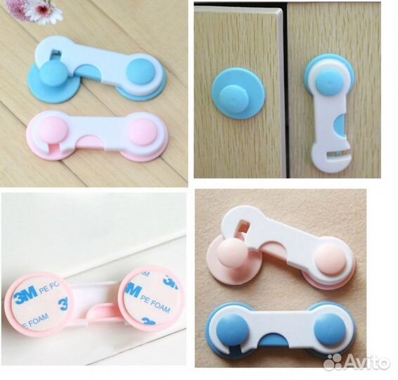 Уголки для острых краев, защелка на ящик. Стопперы