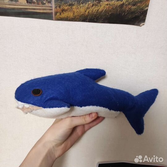 Плюшевая игрушка Акула