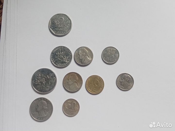 Монеты иностраные