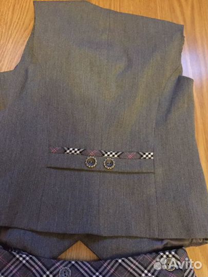 Школьная форма (134- 140) + рубашка+ водолазка