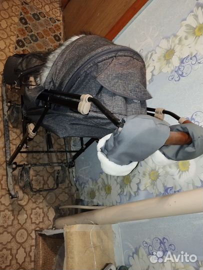Детские санки коляска