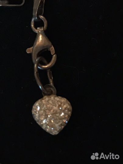 Серги и браслет Винтаж Серебро Стразы