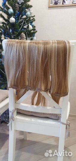 Волосы на заколках