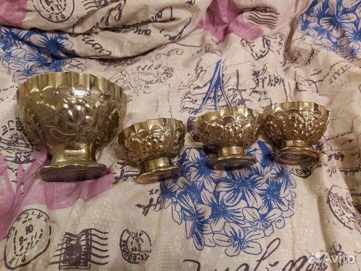 Креманки (конфетницы,вазочки) хрусталь/стекло СССР