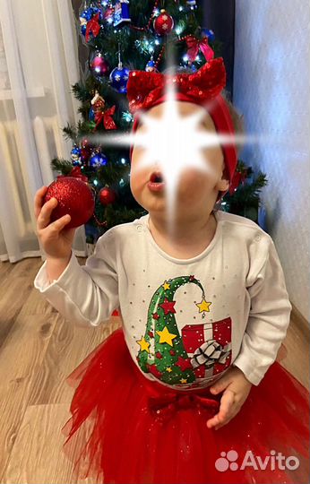 Новогодний костюм для девочки 80 размер