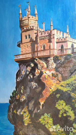 Картина маслом Крым, Ласточкино гнездо