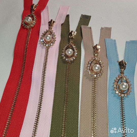 Набор новых молний 10 штук