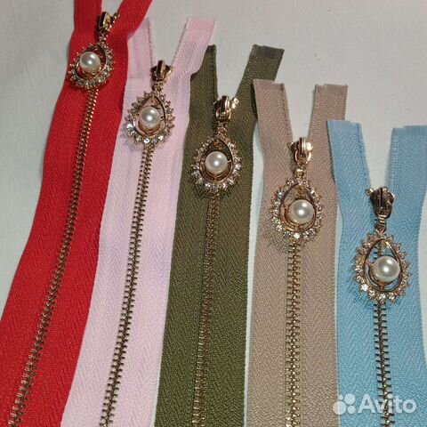 Набор новых молний 10 штук