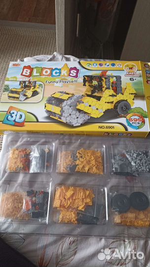 Игрушка конструктор каток