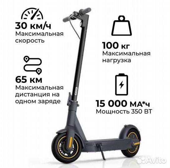Электросамокат Ninebot KickScooter MAX G30P