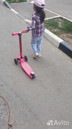 Самокат детский для девочки
