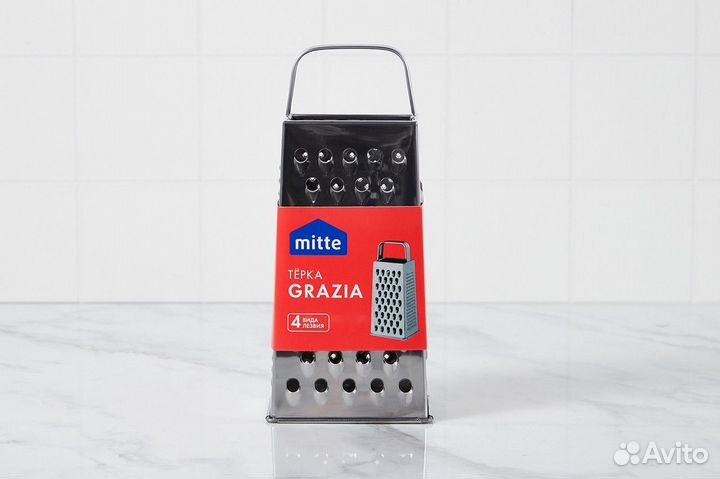 Терка Grazia нерж.сталь 23см