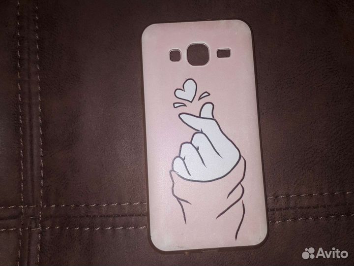 2 розовых чехла на Самсунг гэлекси j 3 2016