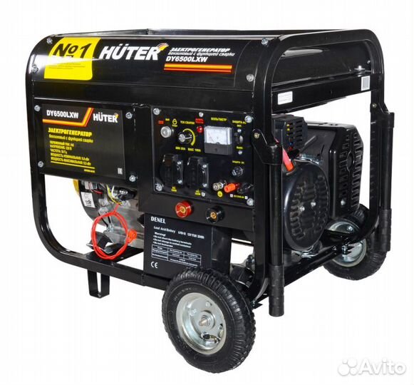 Бензогенератор С функцией Сварки Huter dy6500lxw