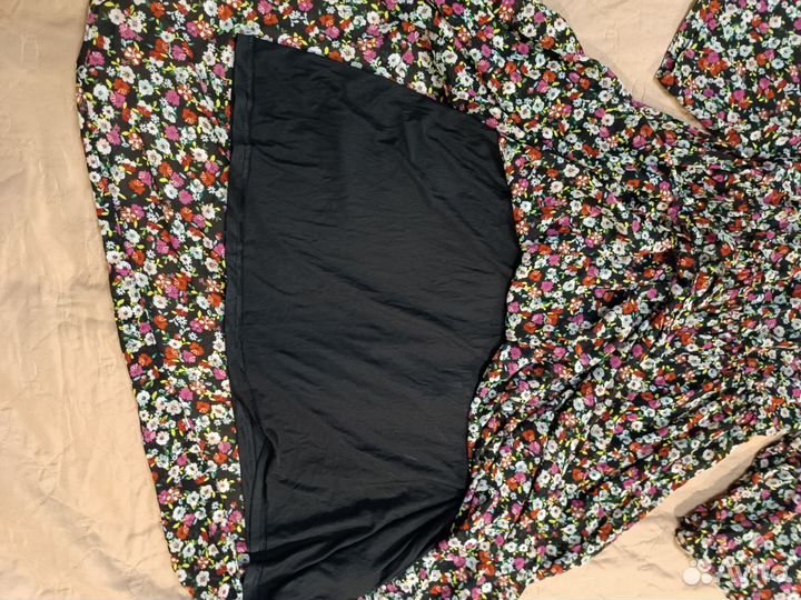 Платье женское H&M, 44-46, макси, с подкладкой