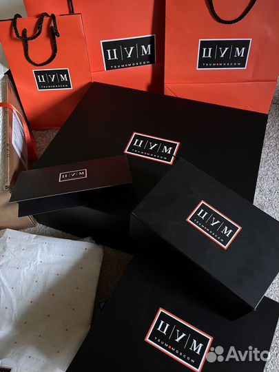 Цум пакеты, коробки, пыльники, упаковка, ленты