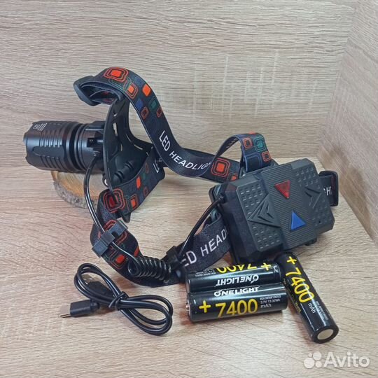 Яркий налобный фонарь