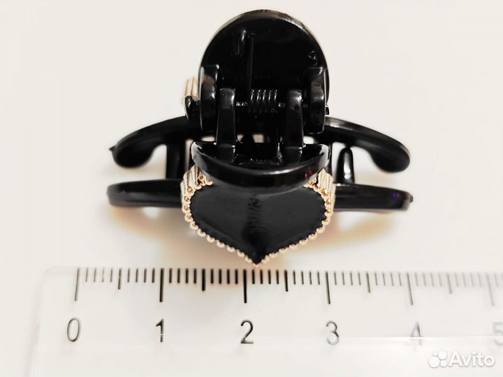 Заколка для волос краб минигел