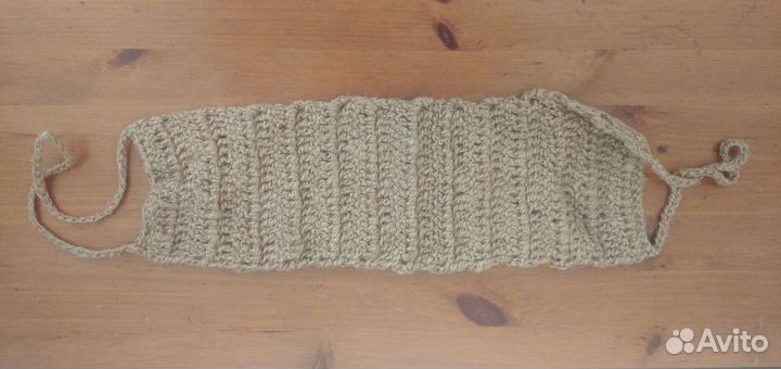 Мочалка новая натуральный джут