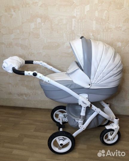 Коляска 2 В 1 adamex barletta carbon 100 экокожа