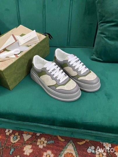 Кеды мужские кожаные Gucci