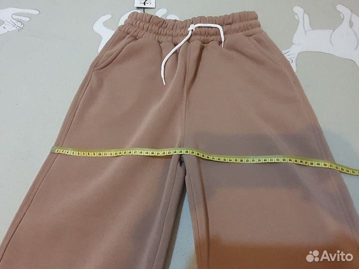 Трикотажные брюки с начесом р. 46-48
