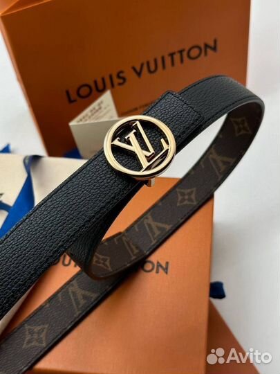 Ремень женский двусторонний Louis Vuitton