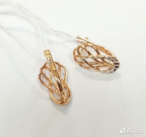 Золотые серьги